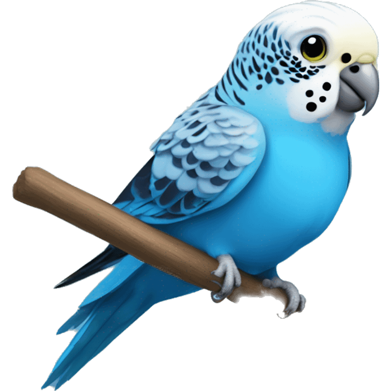 blue budgie parakeet emoji