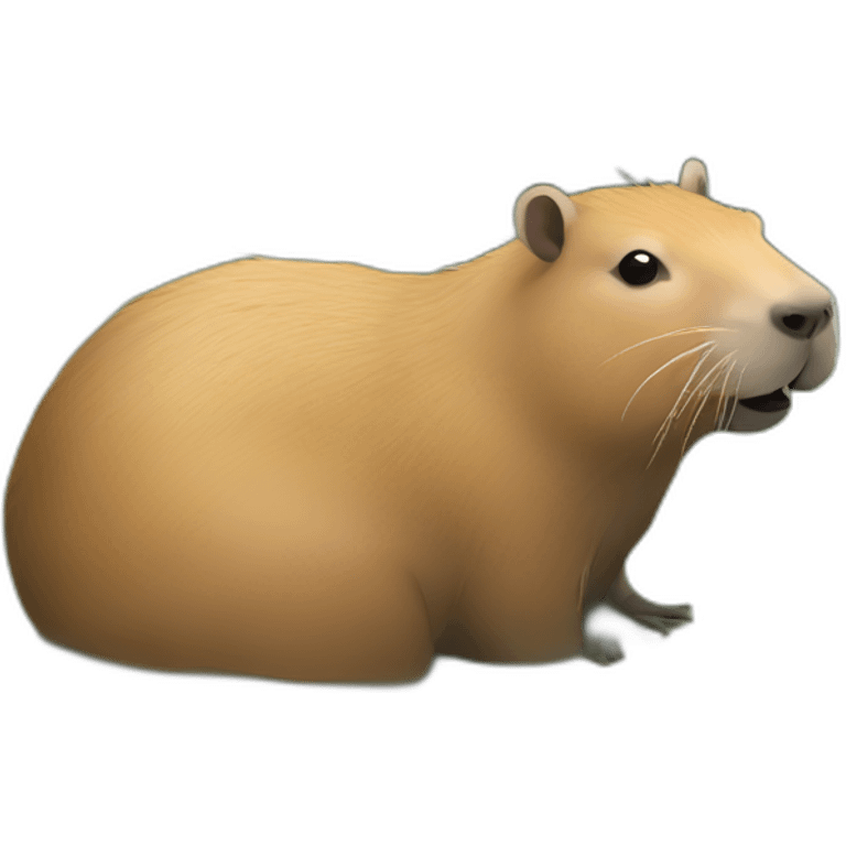 Capybara hot spring emoji