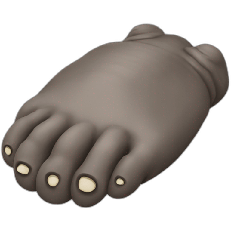 Babirusa foot emoji