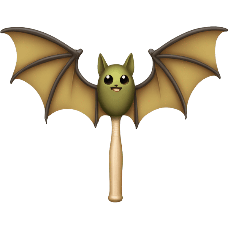 fighting army classic bat with wings emoji