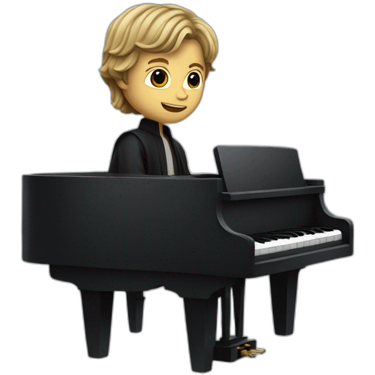 luke skywalker playing piano emoji