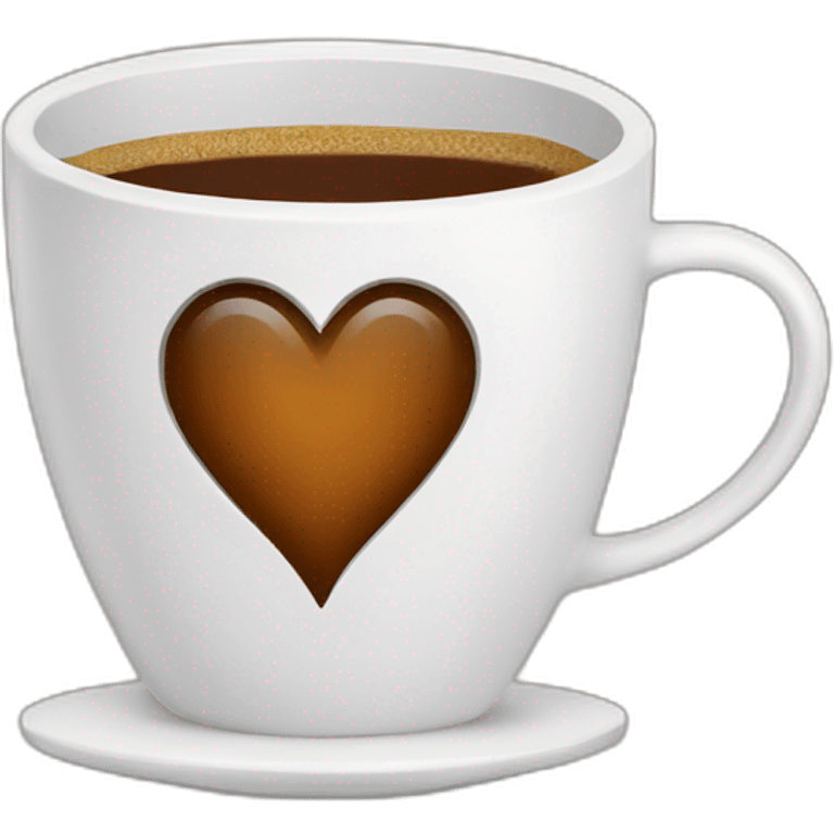 Arabic heart coffee emoji