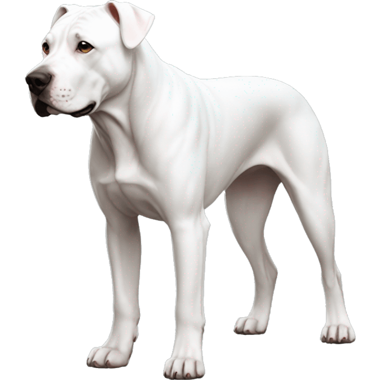 Dogo Argentino Dog Breed Full Body emoji