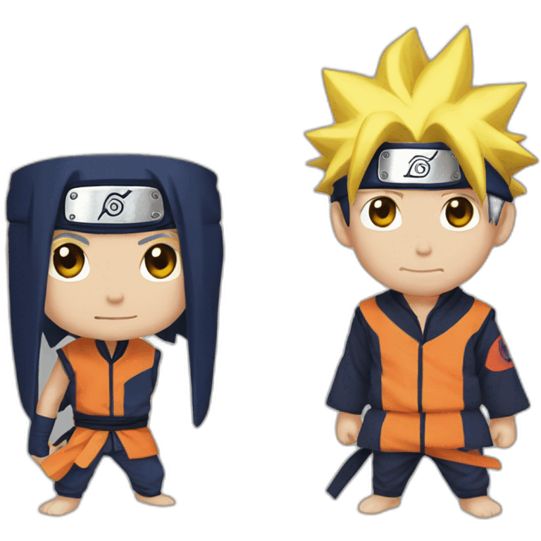 Naruto et Sasuke  emoji