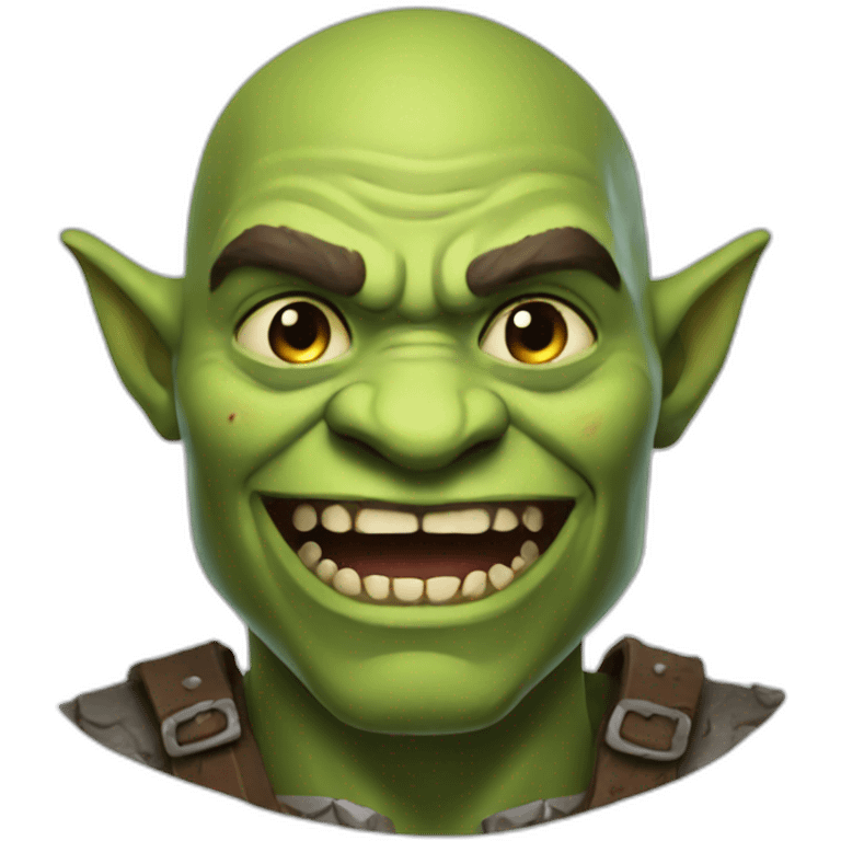 Happy orc emoji