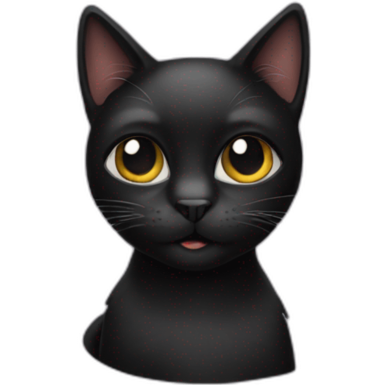 Black cat emoji