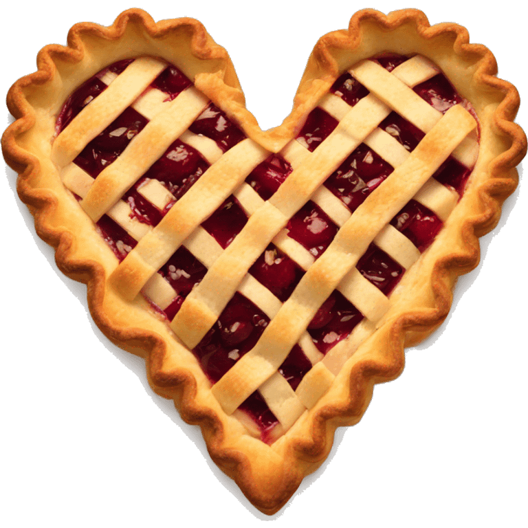 pie heart shape emoji