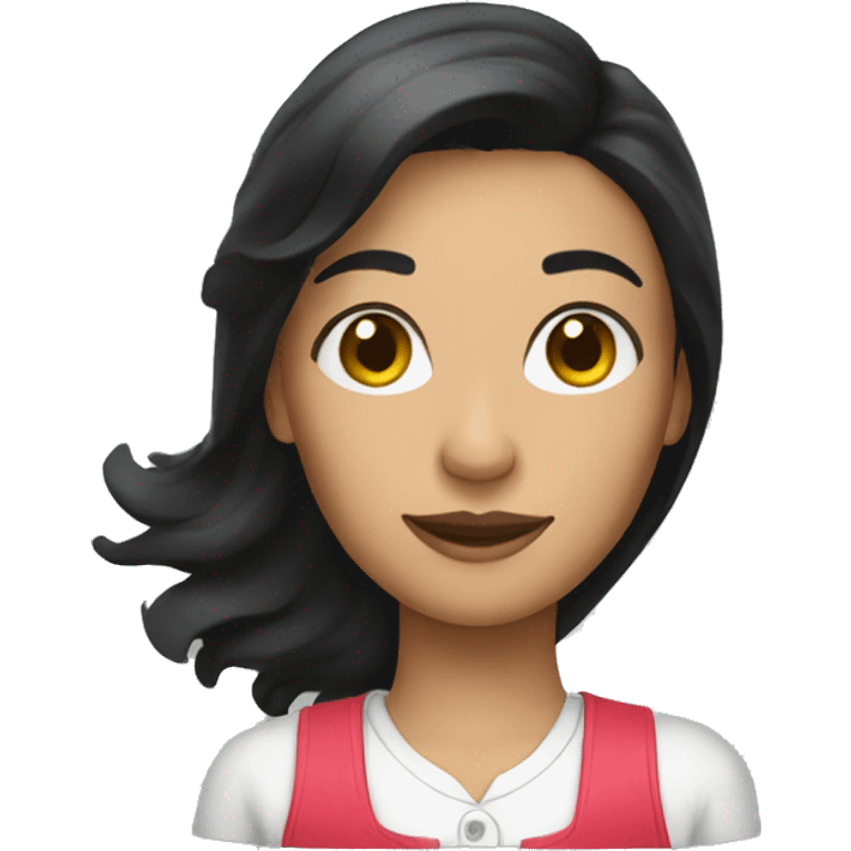 cleaner woman black hair emoji