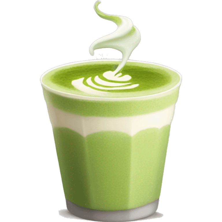 Matcha latte  emoji