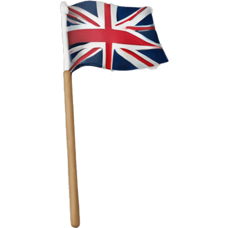 iPad tablet with English flag emoji