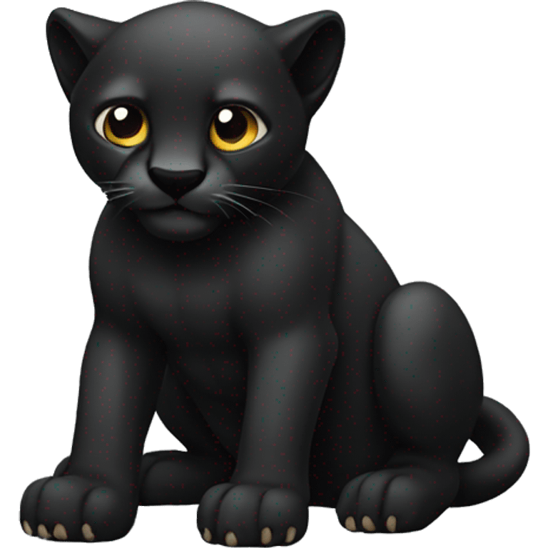 Animal pantera negra emoji