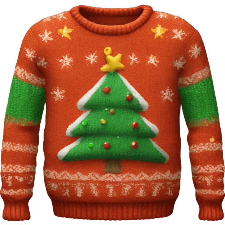 Christmas sweater emoji