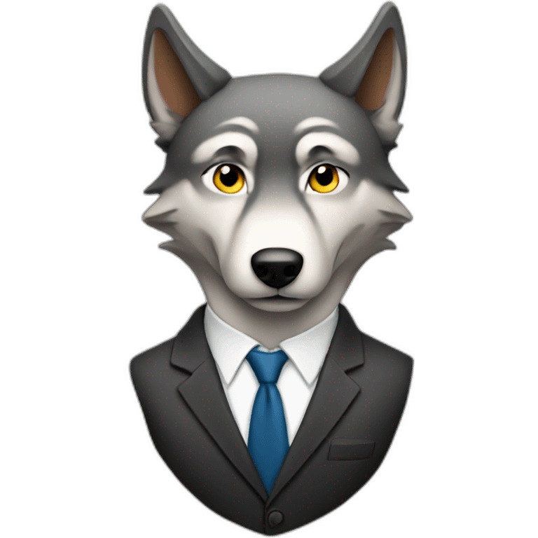 Lawyer Wolf  emoji