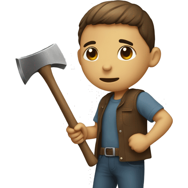 boy with a hammer emoji