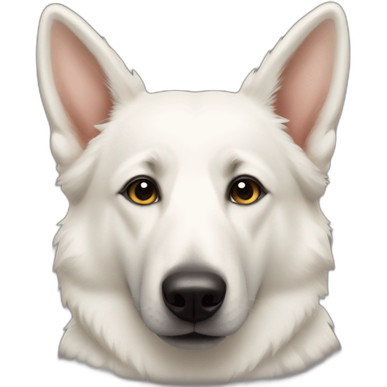 white german shepherd emoji