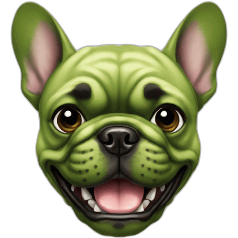 little-happy-French-bulldog-hulk emoji