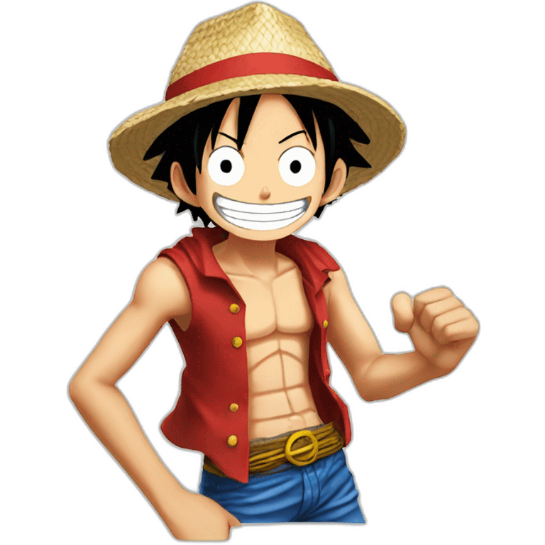 Monkey d luffy emoji