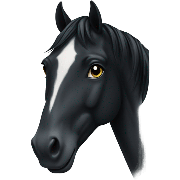 Black horse emoji