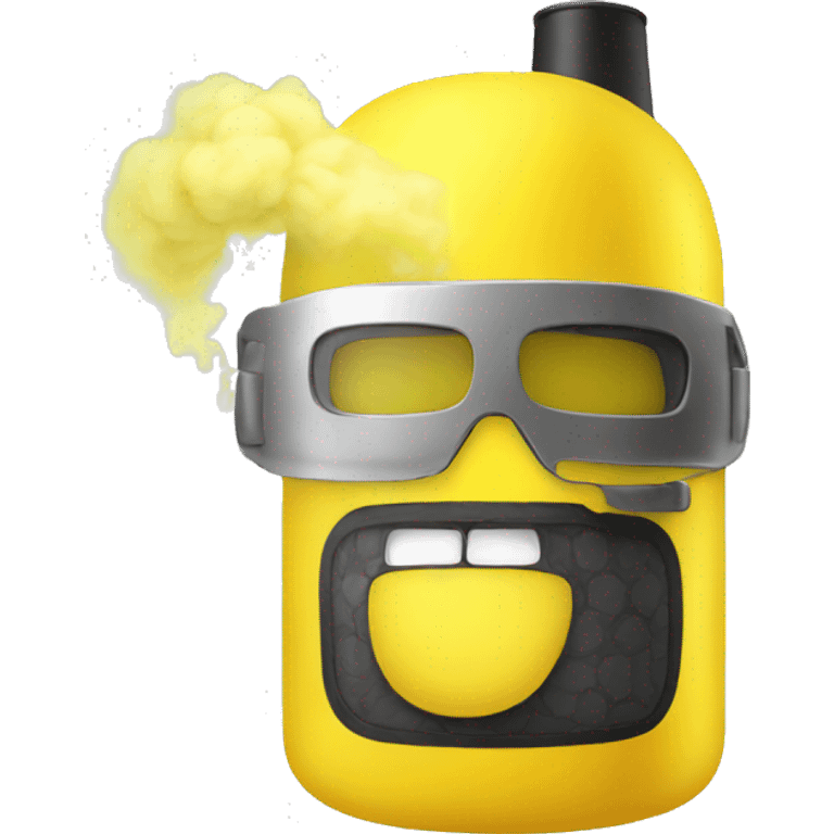 Vape yellow  emoji