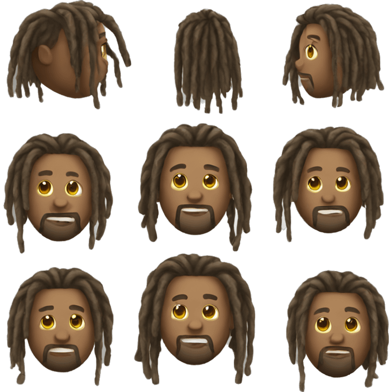 Dreads curto emoji