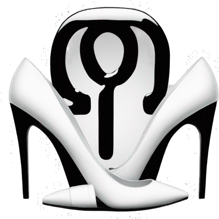 Ysl logo heels emoji