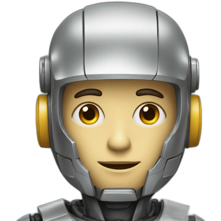 male robot coder emoji