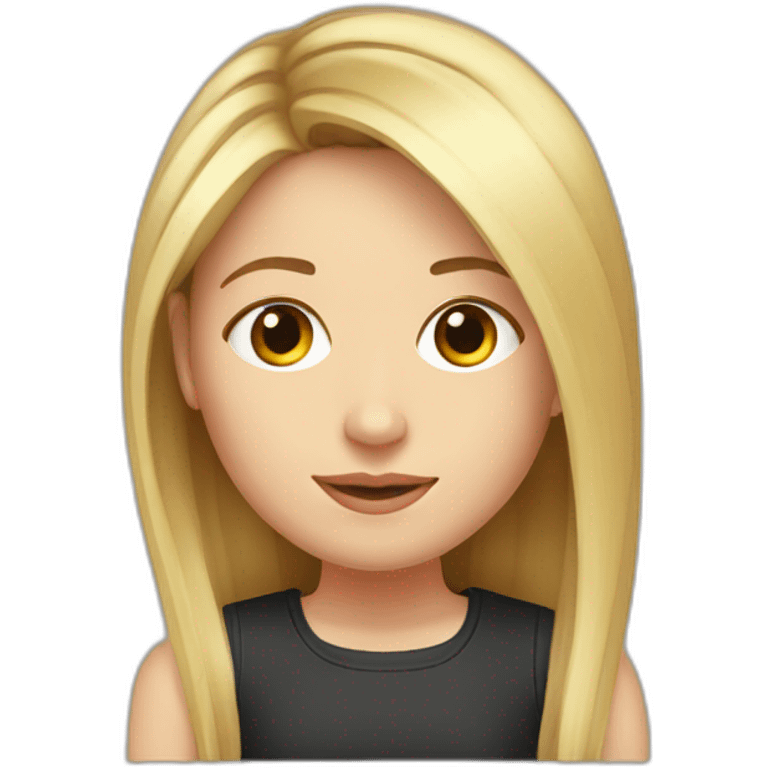 Elon Musk as a girl emoji