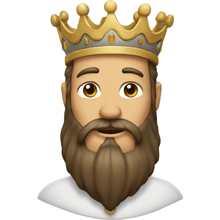 king with a long beard emoji