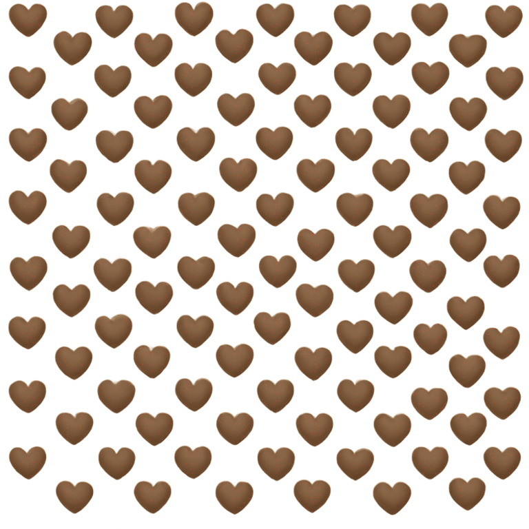 beige heart emoji