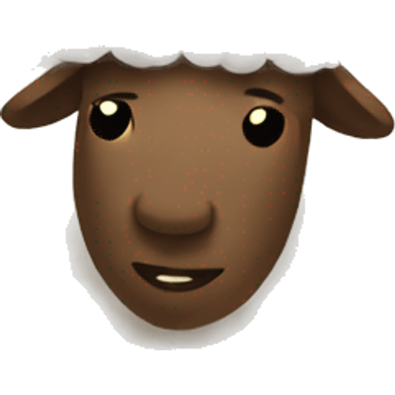 people worshiping a sheep emoji