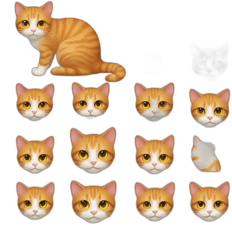 ginger ginger cat emoji