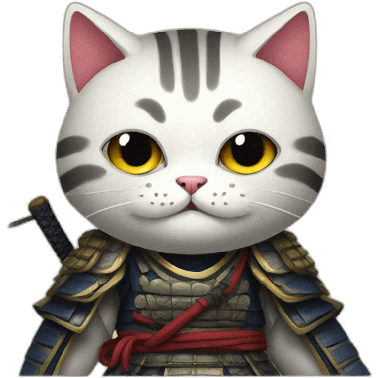 samurai-cat emoji