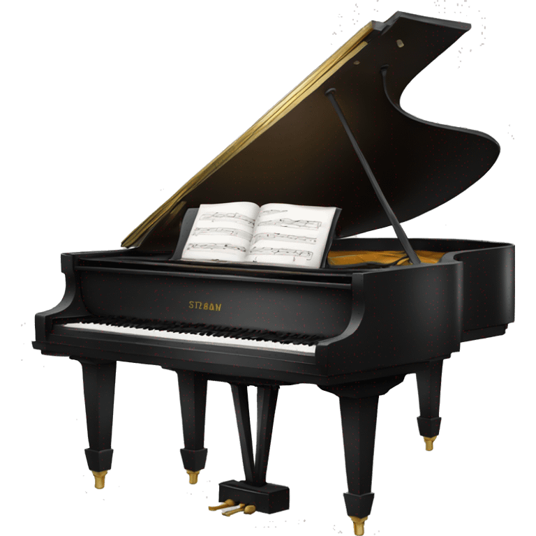 a grand piano emoji