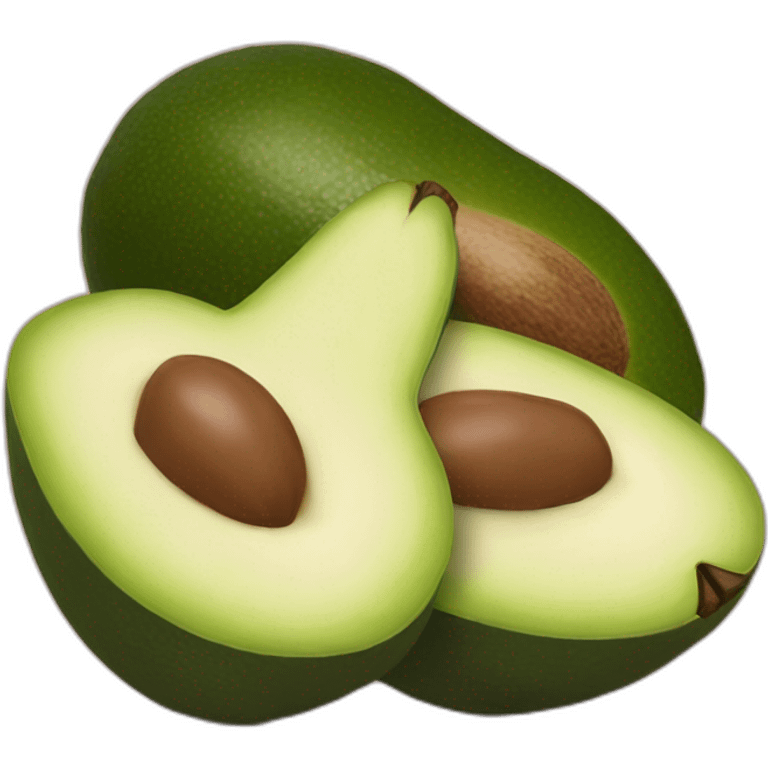 Aguacate enamorado emoji