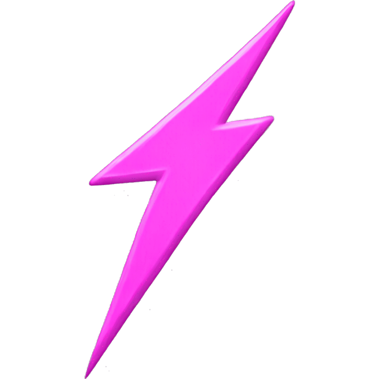 pink lightning bolt emoji