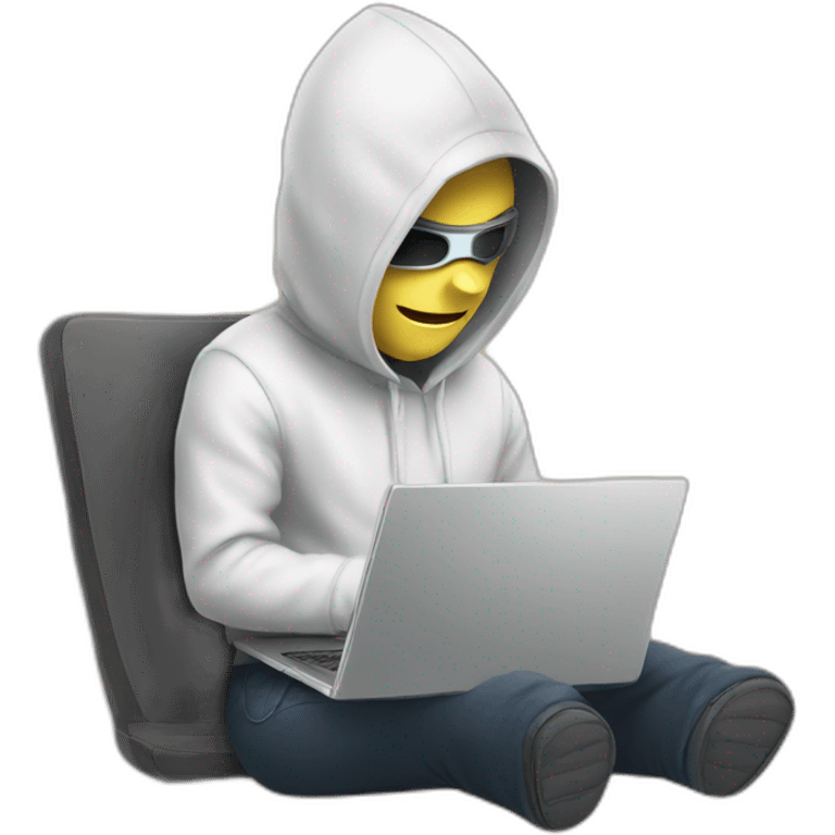 hacker with laptop emoji