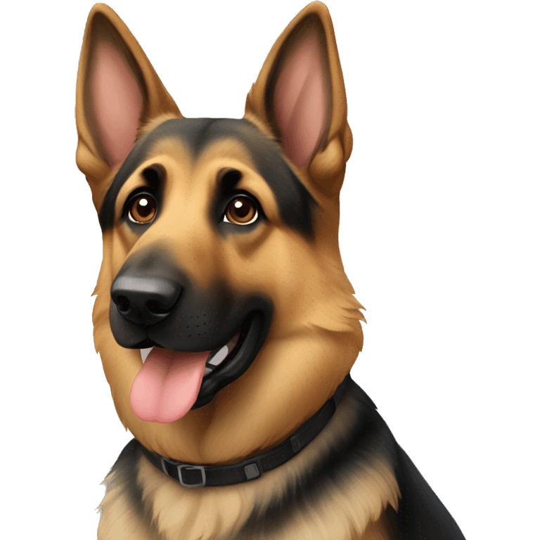 German shepherd  emoji