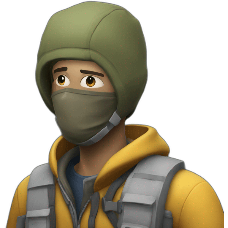 covid-19 sick person as the DayZ game character emoji