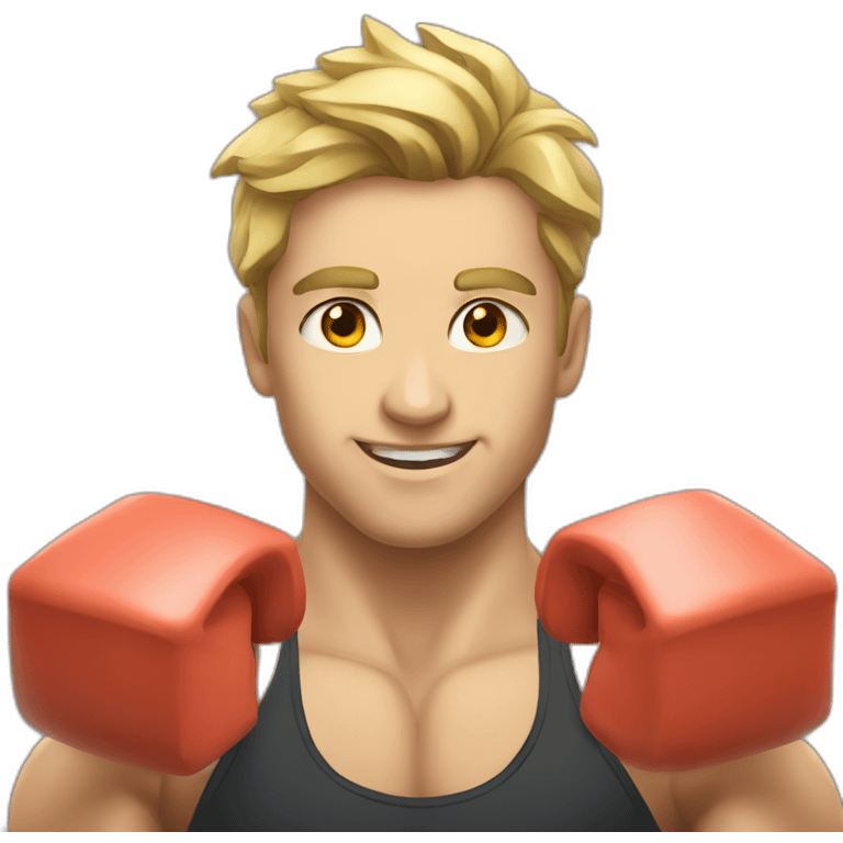 gym achievement macro emoji