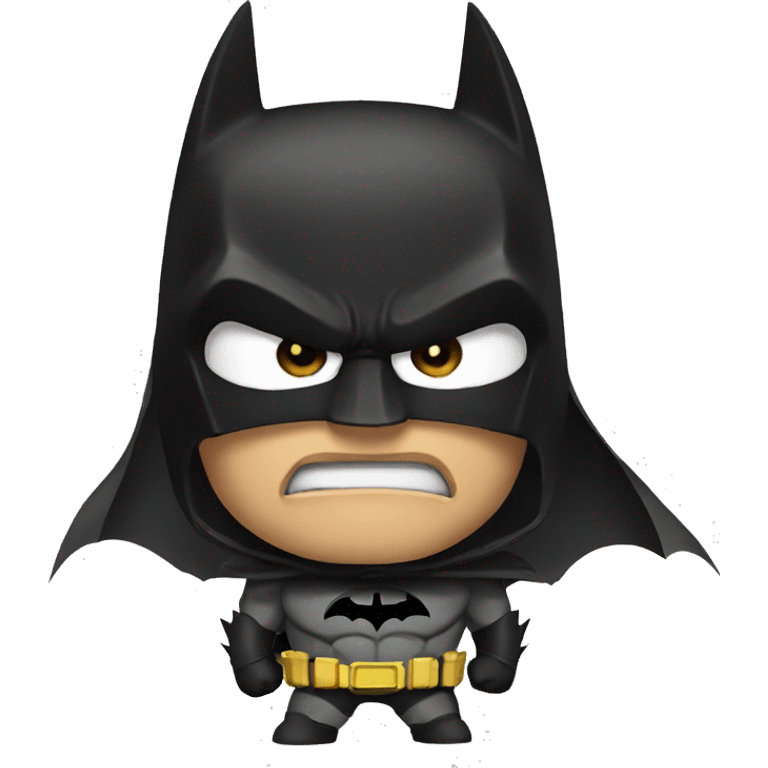  intimidating Batman emoji