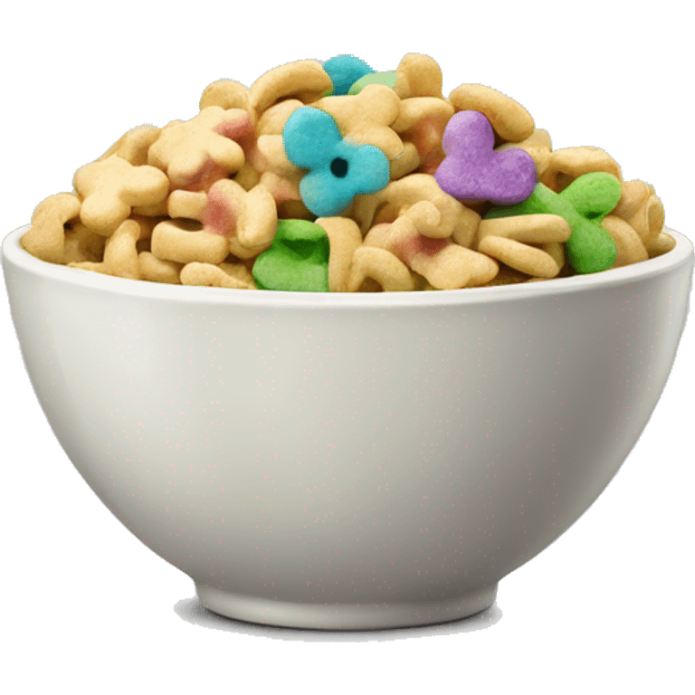 Bowl of lucky charms emoji