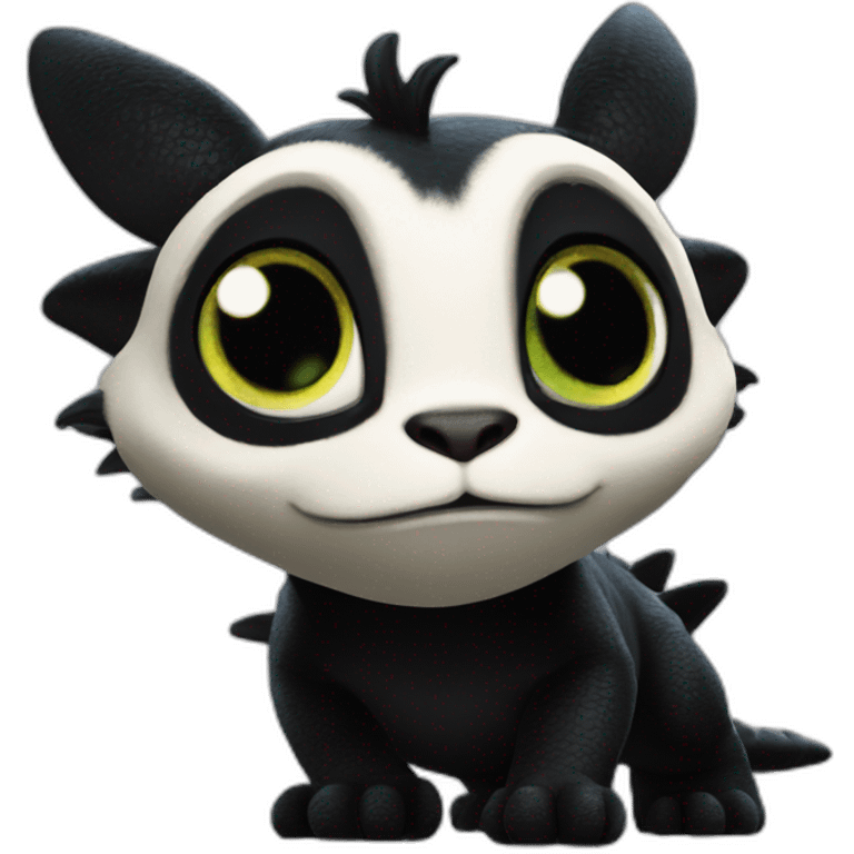 krokmou from film "How to Train Your Dragon" emoji