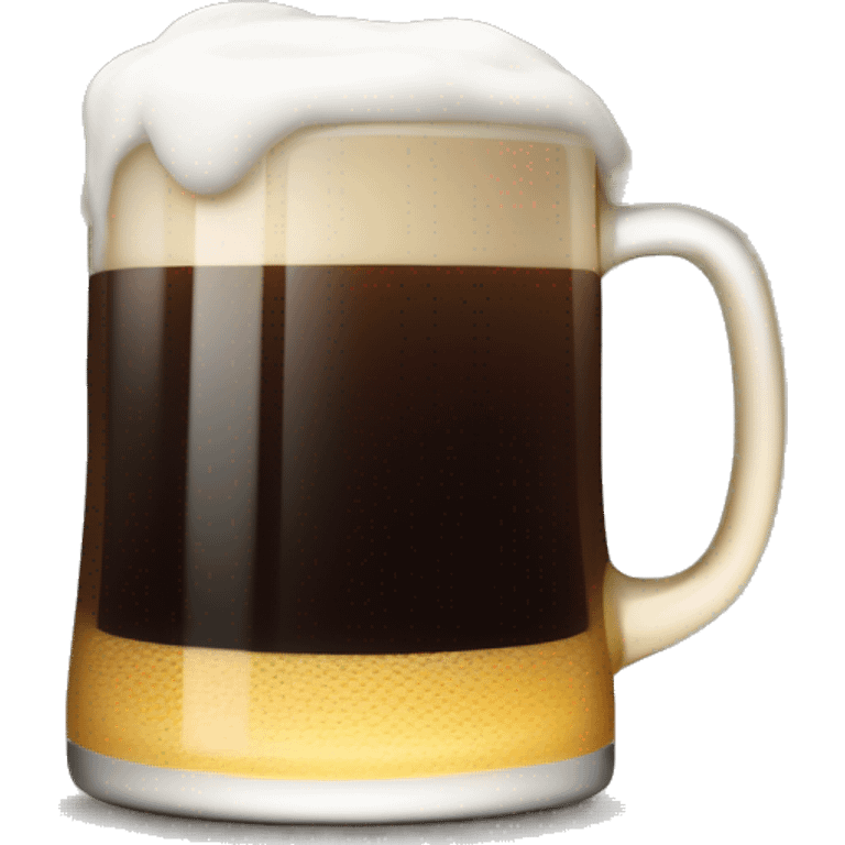 Split the G of a guiness drink, the beer/foam line should line up with the horizontal line in the G emoji