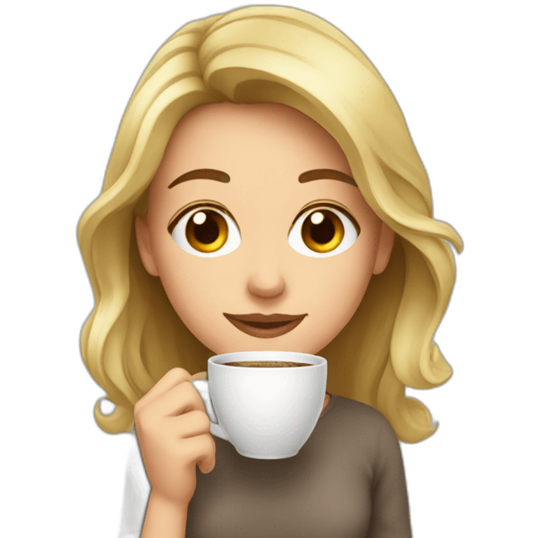 karin drinks coffee emoji