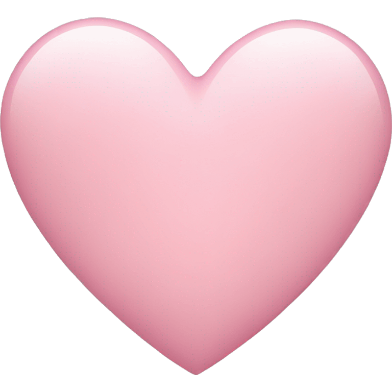 light pink heart emoji