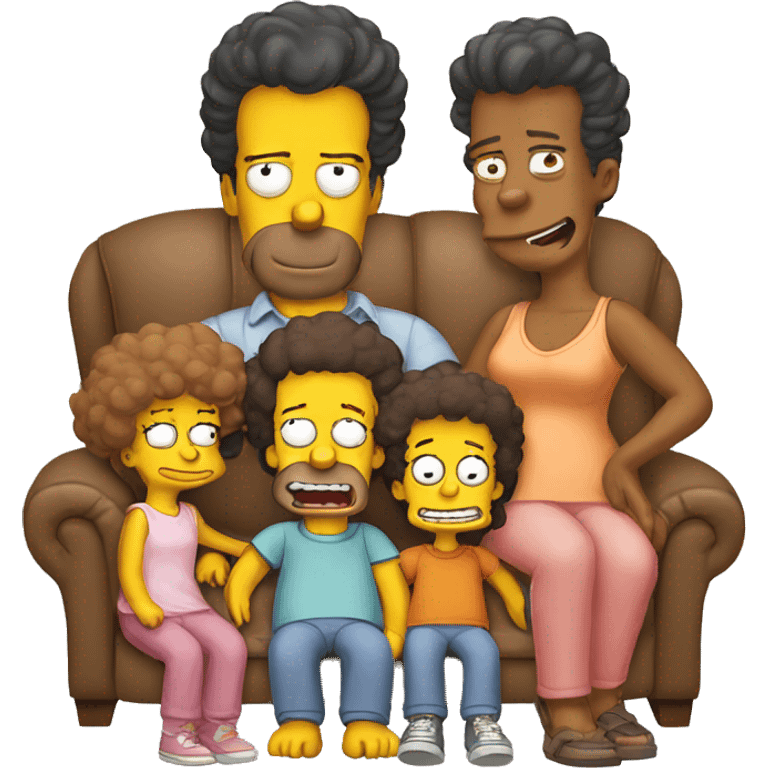 Simpson family emoji