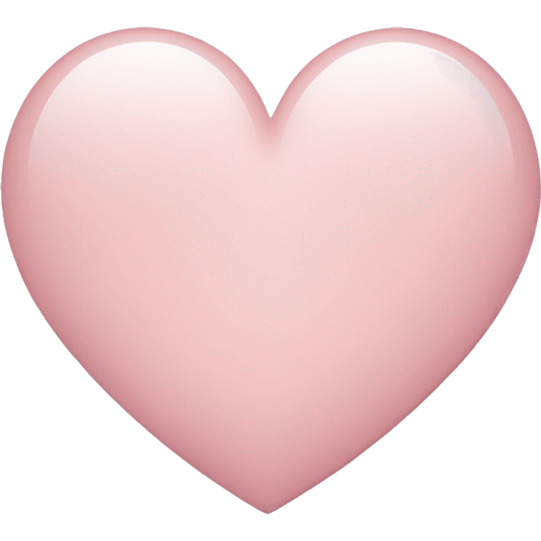 pale pink heart emoji