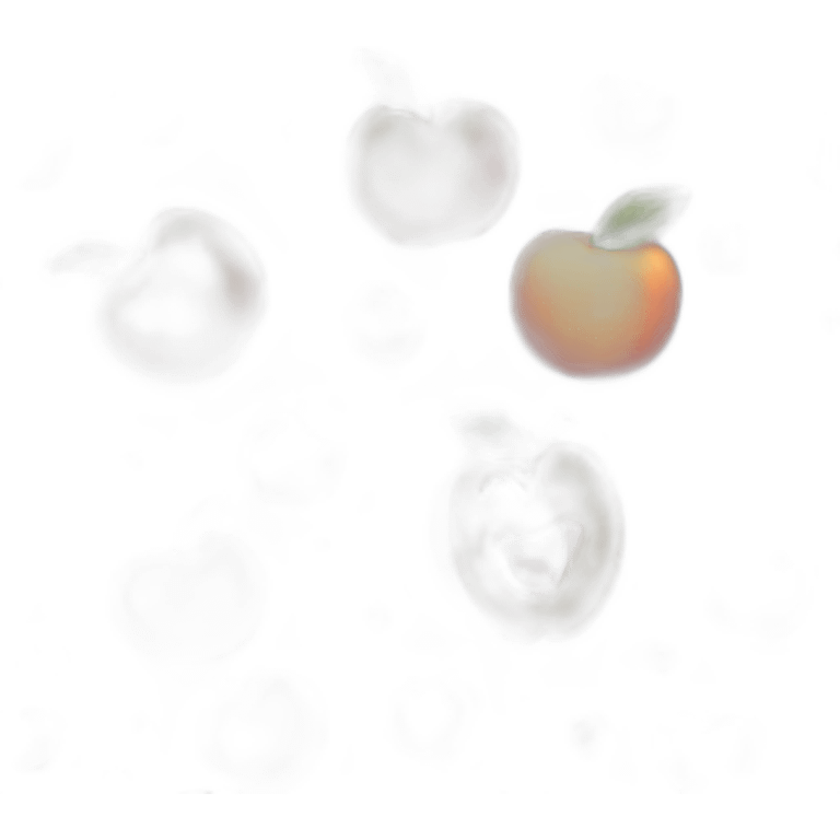 Peach dripping emoji