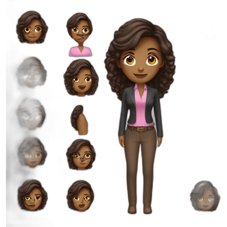 career woman brown skin emoji