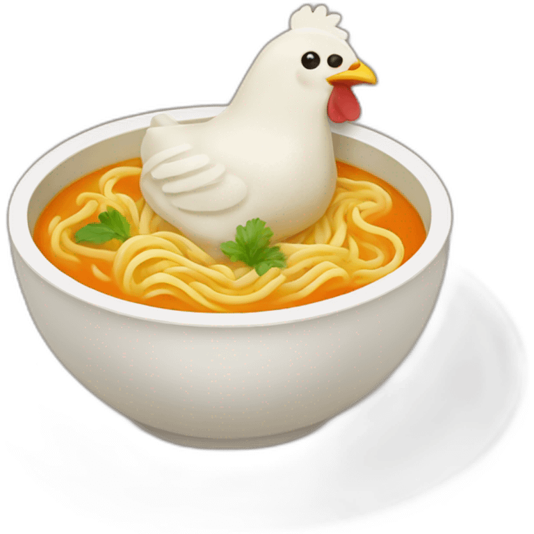 chicken noodle soup emoji